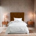 Ver imagem 2 de Cabeceira Estofada para Cama de Solteiro 90 Athena Suede