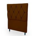 Ver imagem 4 de Cabeceira Estofada para Cama de Solteiro 90 Athena Suede