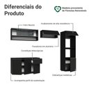 Ver imagem 4 de Armário de Cozinha Completa 260 Cm Suspenso Preto Nice Madesa 10