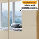 Ver imagem 6 de Guarda-Roupa Casal Monte Carlo com 2 Portas de Correr com Espelho e 4 Gavetas Internas e Maleiros Bege/Cinamomo/Off White