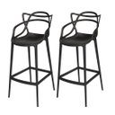 Ver imagem 1 de Kit 2 Banquetas Allegra Masters Altas Cozinha Bar Pretas