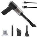 Ver imagem 1 de Aspirador Po Sem Fio Portatil Soprador Poeira Limpeza Carro Computador Sofa Estofado Limpa Casa Sucç