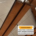 Ver imagem 6 de Sapateira 2 Portas Ripada com Espelho em MDP 6 Prateleiras New Requinte Carvalho Tapajós