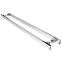 Ver imagem 2 de Puxador para Porta Pivotante Vidro Inox 30cm Fs.master