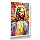 Ver imagem 1 de Quadro Jesus Mosaico Sala Quarto Hall Decoração