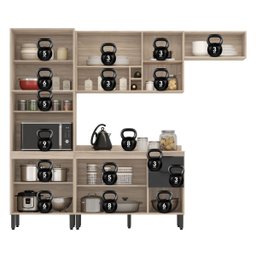 Cozinha Completa Firenze 04 Peças 10 Portas e 02 Gavetas  - 6