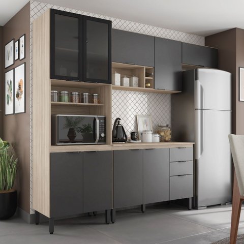 Cozinha Completa Firenze 04 Peças 10 Portas e 02 Gavetas 