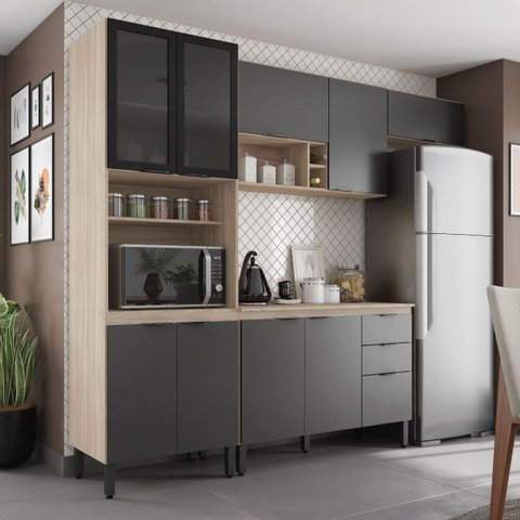 Cozinha Completa Firenze 04 Peças 10 Portas e 02 Gavetas 