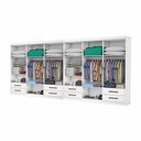 Ver imagem 2 de Closet Casal Duplo Lu 12 Portas 8 Gavetas Branco