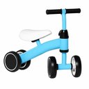 Ver imagem 1 de Bicicleta de Equilíbrio Infantil 4 Rodas sem Pedal Azul Utimix para Criança 1 a 3 Anos