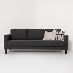 Conjunto Sofá 3 Lugares com Puff Baú 1200cm e Bandeja Antúrio CabeCasa MadeiraMadeira - 5