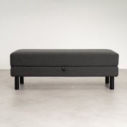 Conjunto Sofá 3 Lugares com Puff Baú 1200cm e Bandeja Antúrio CabeCasa MadeiraMadeira - 13