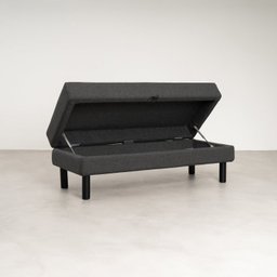 Conjunto Sofá 3 Lugares com Puff Baú 1200cm e Bandeja Antúrio CabeCasa MadeiraMadeira - 19