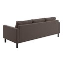 Ver imagem 7 de Conjunto Sofá 3 Lugares com Puff Baú 120cm e Bandeja Antúrio CabeCasa MadeiraOriginals Marrom
