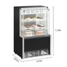 Vitrine Refrigerada Confeitaria Dupla Ação GPEA-075R PR Gelopar Preta 220v - 3