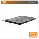 Ver imagem 4 de Colchão Viúvo Espuma D20 Querubin 128x188x12 Dupla Face Liso Preto