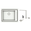 Ver imagem 1 de Cuba Sobrepor Inox Deep 50 com Escape e Monocomando Hidden - Tramontina