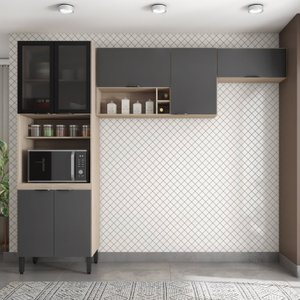 Cozinha Compacta Firenze 03 Peças 7 Portas 