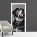 Ver imagem 1 de Adesivo de Porta Cachorro 2 Arte Destaque G - 0,93 X 2,13 Metros