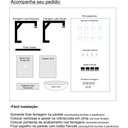 Ver imagem 4 de Gabinete para Banheiro Vidro Vidro 80cm Preto com Cuba Incolor