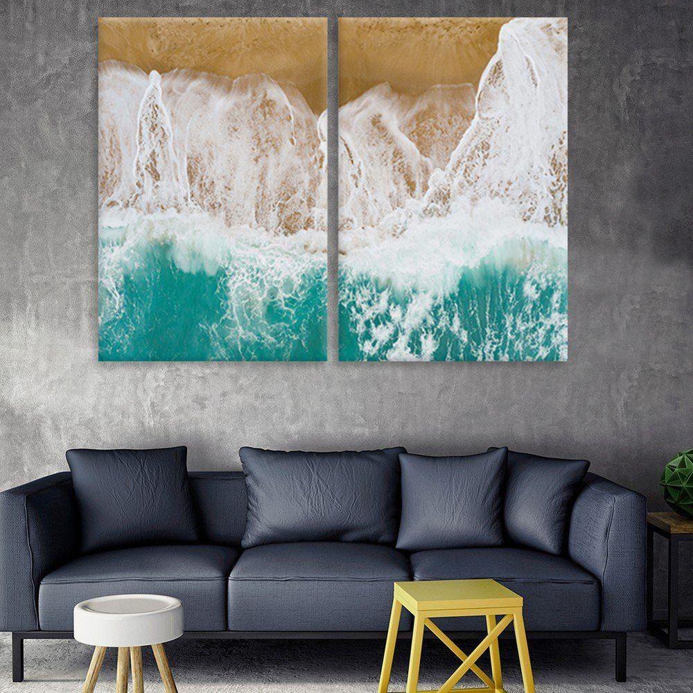 Kit 2 Telas Decorativas Praia - 2