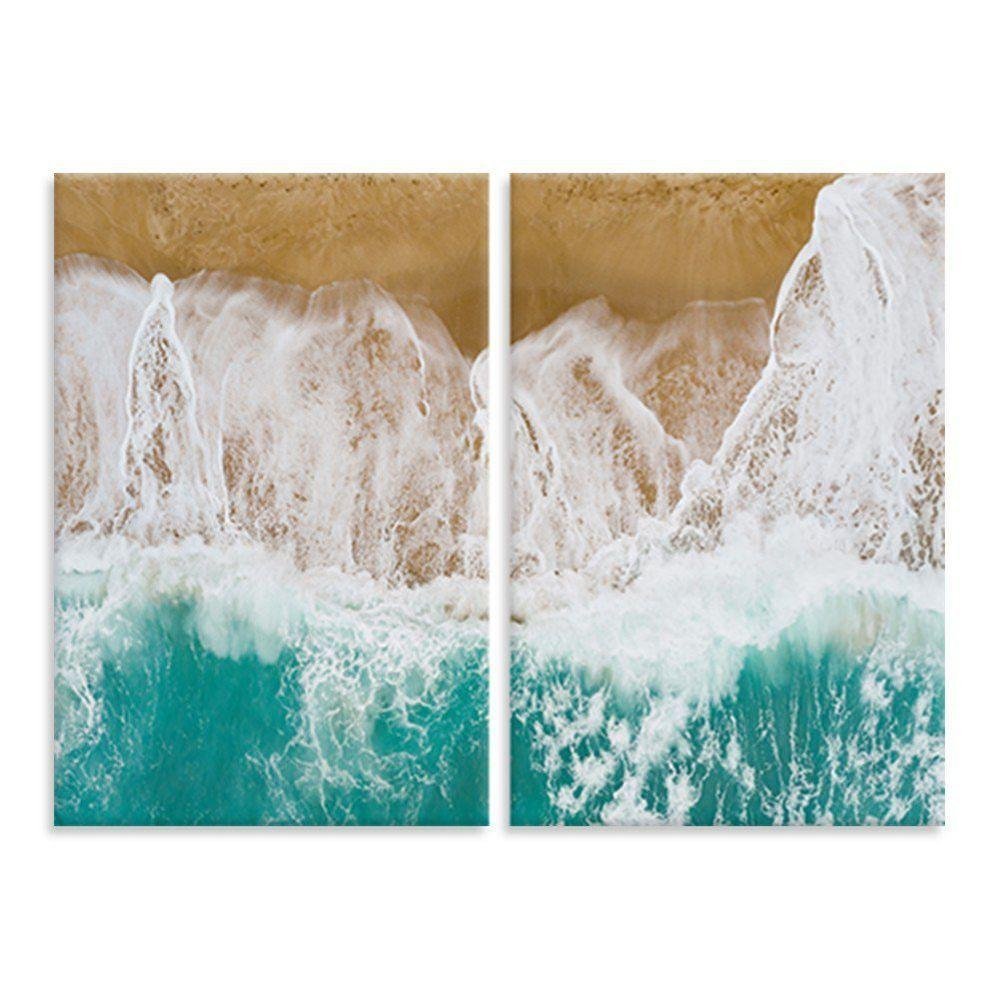 Kit 2 Telas Decorativas Praia - 1