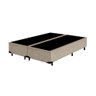 Cama Box Queen Bipartido NK Camas Suede Bege 40x158x198 - 1