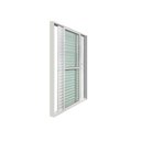 Ver imagem 3 de Porta Balcão 3 Folhas Alumínio Branco 210x120 Linha 25