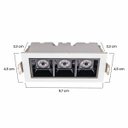 Ver imagem 2 de Spot Led de Embutir Calli 6w 3000k Branco e Preto Bella Iluminação St3221