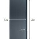 Ver imagem 4 de Folha de Porta Madeira Laqueada 210x62cm Lisa Casablanca