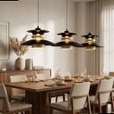 Ver imagem 6 de Pendente Grandia 38cm Preto com Dourado E27 Bivolt