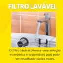 Ver mais imagens de Aspirador Soprador Potente sem Fio Recarregavel Usb Limpeza Computador Teclado Eletronicos Forte Suc