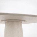 Ver mais imagens de Mesa de Jantar Orgânica 4 Lugares Madeira Maciça e MDF Yescasa Off White