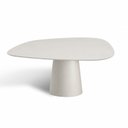 Ver imagem 5 de Mesa de Jantar Orgânica 4 Lugares Madeira Maciça e MDF Yescasa Off White