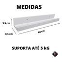 Ver imagem 3 de Prateleiras para Quadros Porta Quadro de Fotos Mdf 60 Cm