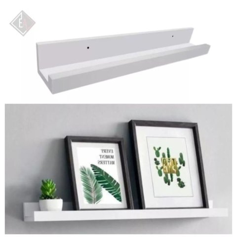 Prateleiras para Quadros Porta Quadro de Fotos Mdf 60 Cm