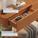 Ver imagem 4 de Rack Suspenso Oslo para TV Ate 75 Polegadas 3 Gavetas em MDF Naturalle