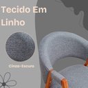 Ver imagem 4 de Conjunto 6 Lithi Cadeiras de Jantar Ergônomica & Versátil em Linho