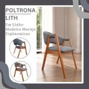 Ver imagem 6 de Conjunto 6 Zara Cadeiras de Jantar Ergônomica & Versátil em Linho
