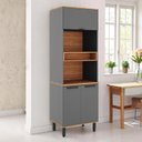 Ver imagem 1 de Paneleiro para Cozinha 3 Portas Castanha