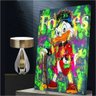 Quadro Pato Donald Forbes:90x60 cm/BRANCA - 1