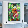 Quadro Pato Donald Forbes:90x60 cm/BRANCA - 3