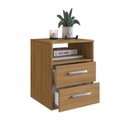 Ver imagem 4 de Mesa de Cabeceira 48cm com 2 Gavetas e Nicho Integrato
