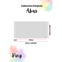 Ver imagem 5 de Cabeceira Estofada King com Abas Não É Segredo Linho Cinza Claro 195x120