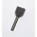 Ver imagem 3 de 1000 X Terminal Conector Tubular Ilhós Duplo 0,75mm Cinza