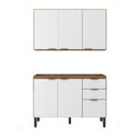 Ver imagem 3 de Cozinha Compacta Firenze 02 Peças 06 Portas 02 Gavetas 