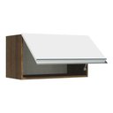 Ver imagem 6 de Armário de Cozinha Aéreo 60 cm 1 Porta Rustic/Branco Glamy Madesa