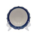 Ver imagem 7 de Aparelho de Jantar em Porcelana Branco com Detalhes Azul Escuro 24 Peças