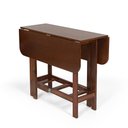Ver imagem 4 de Conjunto Dobrável Prático Mesa 4 Cadeiras Quadrado Imbuia Bar Cozinha