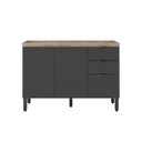 Ver imagem 7 de Cozinha Compacta Firenze 02 Peças 06 Portas 02 Gavetas